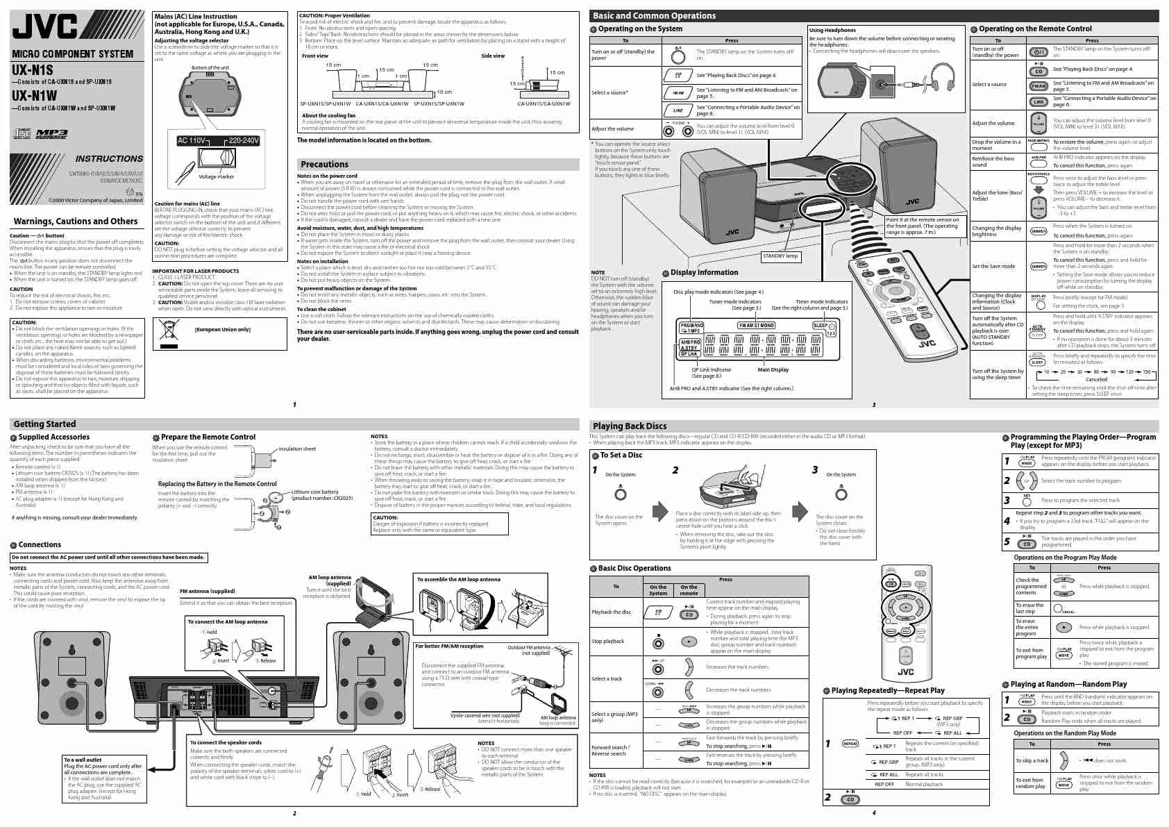 JVC Stereo System UX-N1W-page_pdf